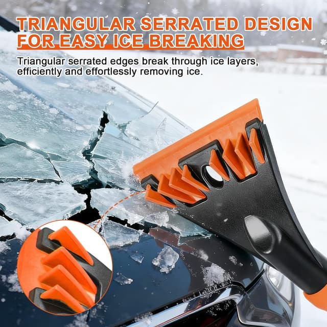 Thumbnail 5 de Oziral Pack 2 grattoirs à glace voiture — lame large