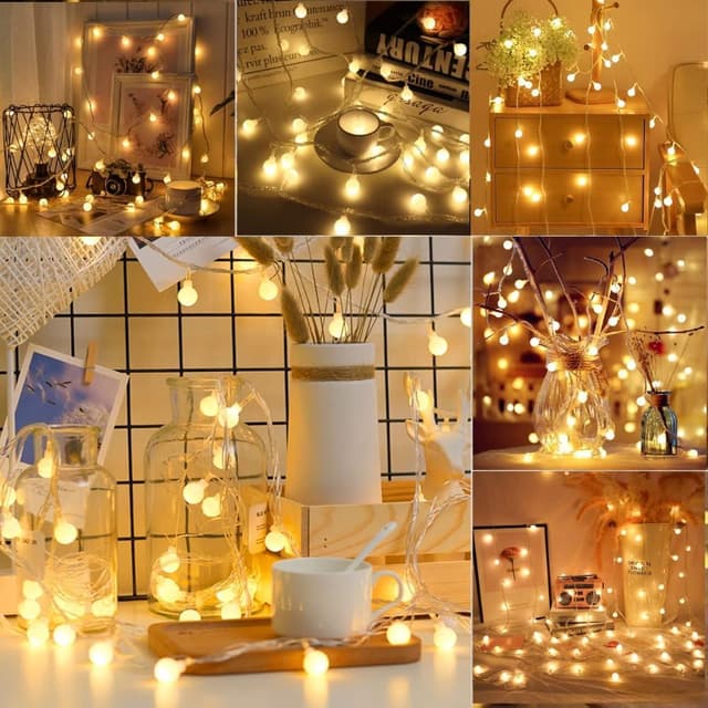 Thumbnail 6 de Suplong Rechargeable Fairy Lights USB (8 lighting modes, 16ft/50 LEDs) waterproof fairy string lights