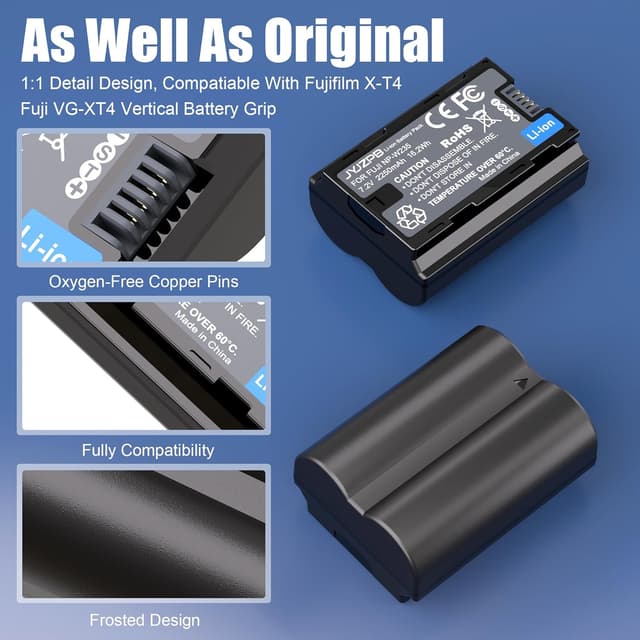 Thumbnail 5 de JYJZPB NP-W235 Battery & Dual Charger