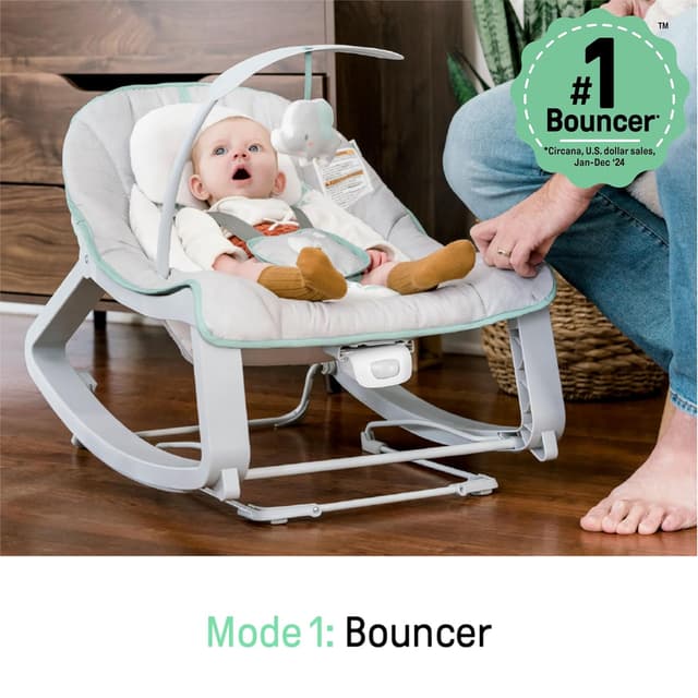 Thumbnail 4 de Ingenuity Keep Cozy 3-in-1 Baby Bouncer 40 lbs