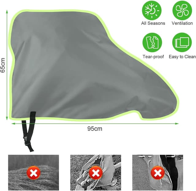 Detalle 2 de URAQT Cubierta para Remolque de Caravana 94x65x17