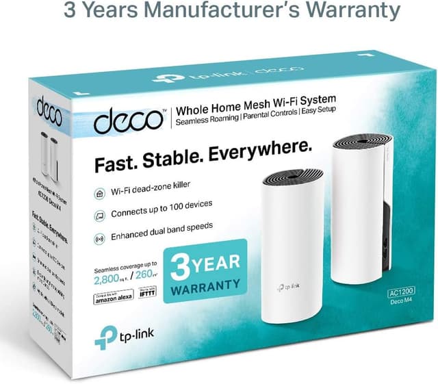 Thumbnail 2 de TP-Link Deco M4 2-pack Mesh WiFi System