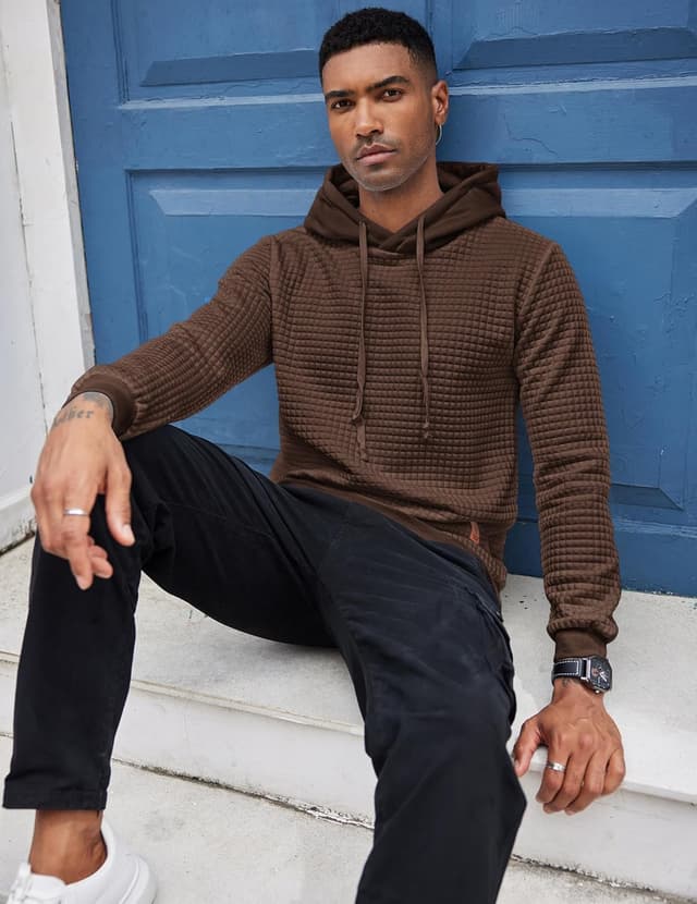 Detalle de COOFANDY Men's Hooded Sweatshirt