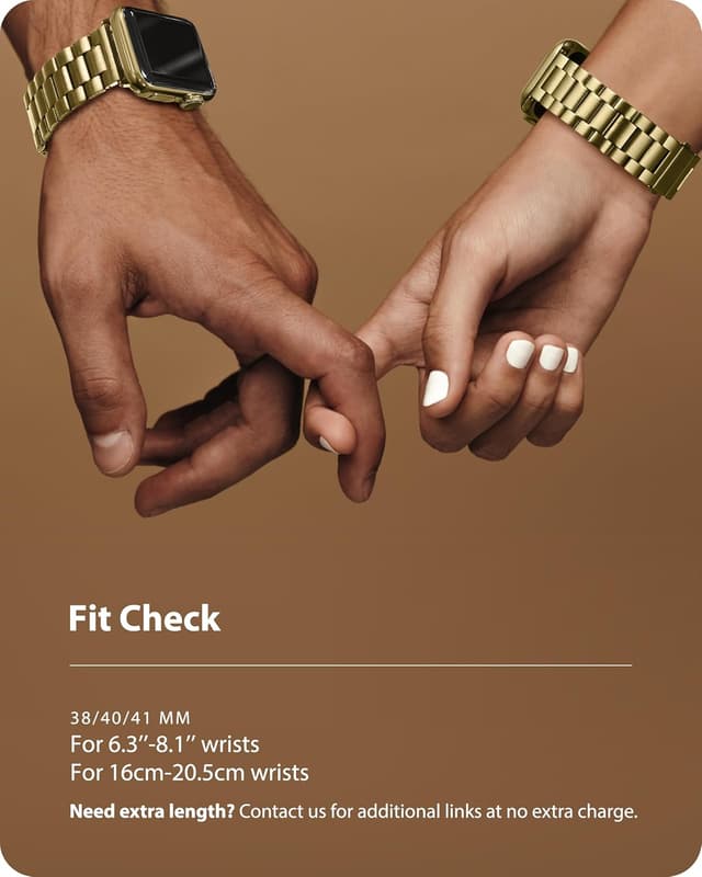 Detalle de Fullmosa Apple Watch strap 40mm stainless steel