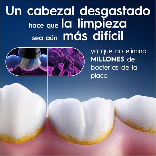 Detalle de Oral-B iO Gentle Care pack 6 recambios