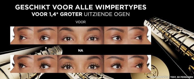 Thumbnail 15 de L'Oréal Paris Máscara Panorama BROWN 😊 Voluminizadora Flexible