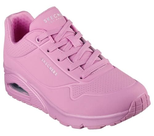 Thumbnail 5 de Skechers Uno Zapatillas Mujer Pink Durabuck Mesh 👟