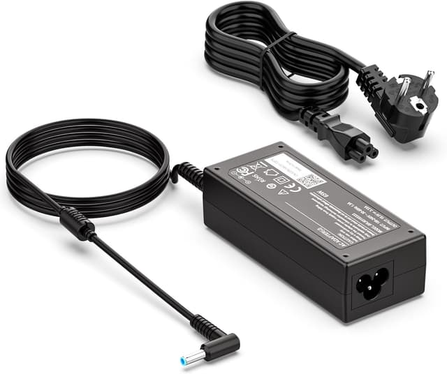 Detalle de HP Laptop Netzteil 65 W 19,5 V / 3,33 A (4,5 x 3,0 mm) – kompatibel mit vielen HP Modellen