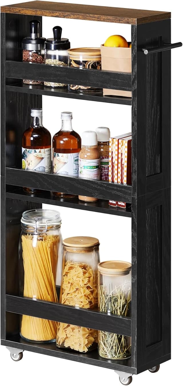 Detalle de VASAGLE LRC050K02 Carrello stretto 15 cm