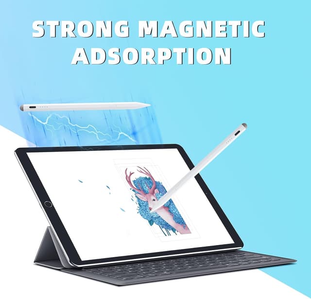 Detalle de Defitch Stylus Pen for iPad (Pencil) 11th/A16 & 10th Gen — 2-Pack Capacitive Stylus