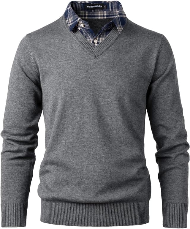 Thumbnail 6 de Herothorn Maglione da Uomo slim fit