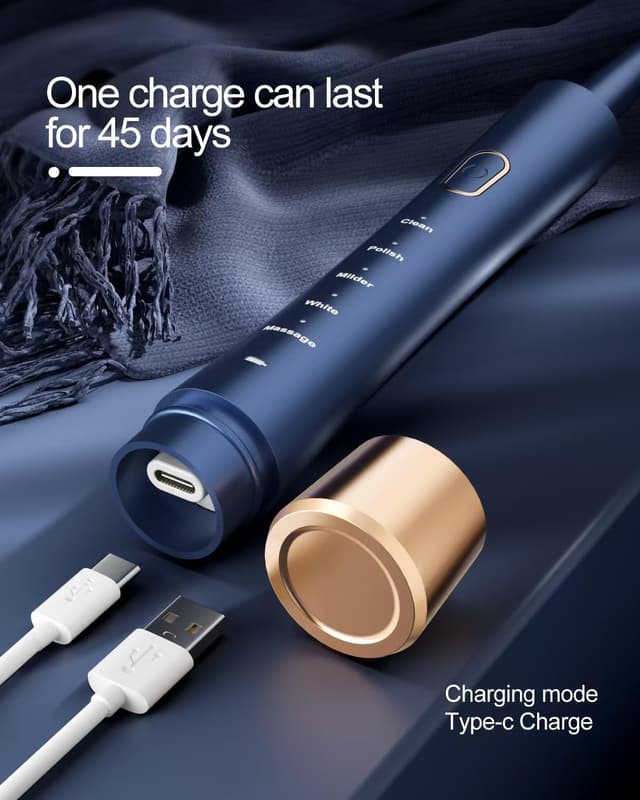 Detalle 2 de IPX7 Waterproof Sonicare Electric Toothbrush 31,000 rpm