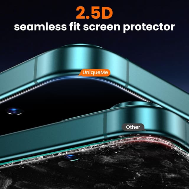 Thumbnail 6 de UniqueMe Privacy Screen Protector 2-pack for iPhone 15 Plus