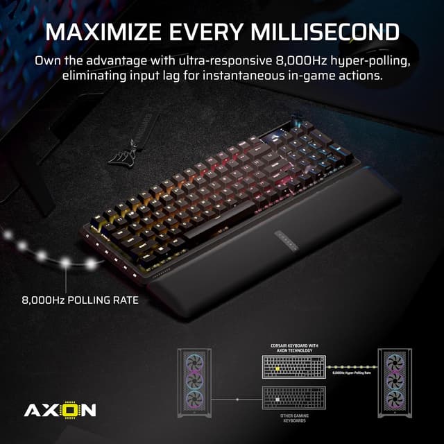 Detalle 2 de Corsair VANGUARD PRO 96 Gaming Keyboard 8000Hz