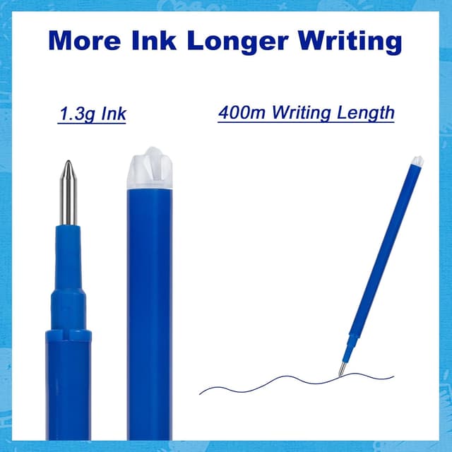 Detalle 1 de Pilot FriXion kompatible Ersatzminen 0,7mm Blau