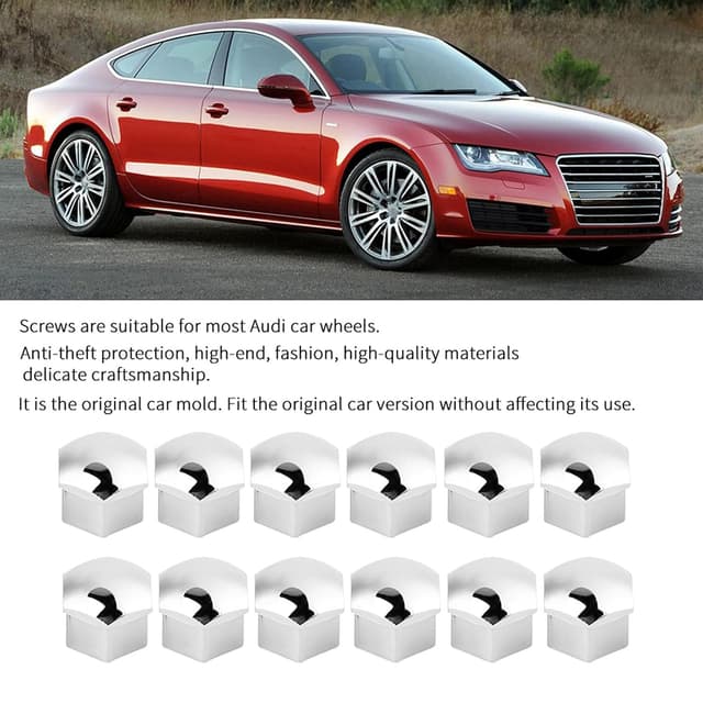 Thumbnail 1 de Wheel Lug Nut Caps 17mm Silver