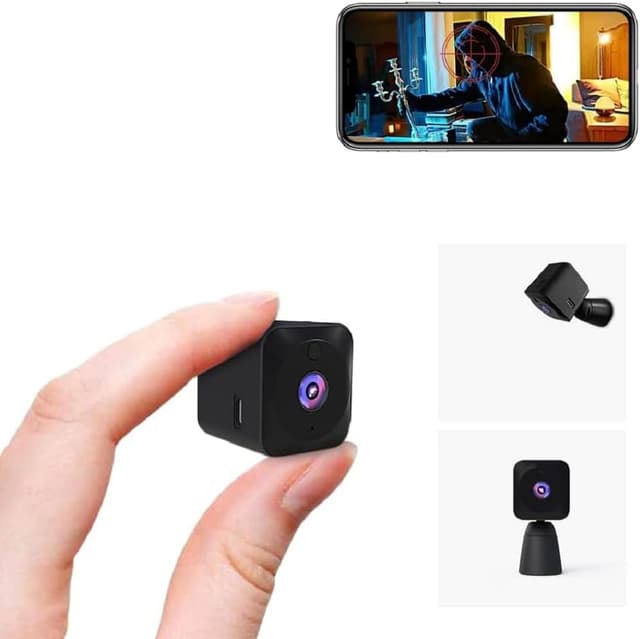 Detalle de AOBOCAM Mini WiFi Spy Camera 4K, 6H battery