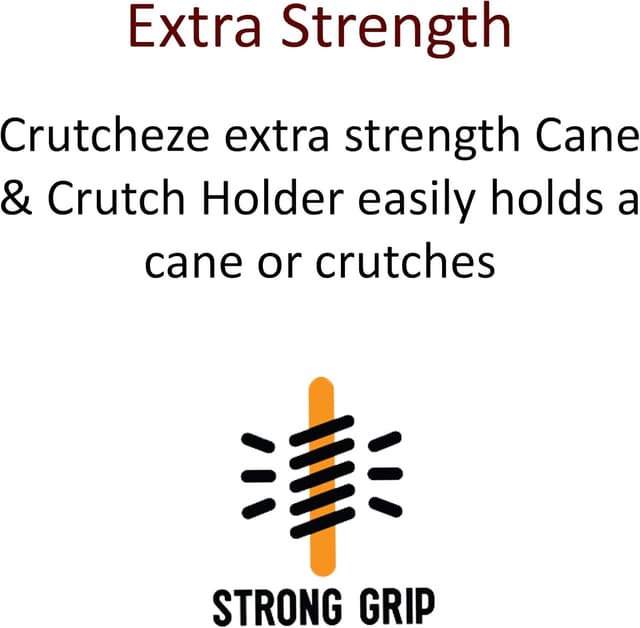 Thumbnail 6 de Crutcheze Lot de 3 supports de canne (attaches en mousse) pour garder une canne à portée de main