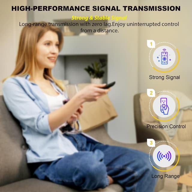 Detalle de Replacement Remote for VIZIO Smart TVs (Universal IR) — Compatible with XRT140/XRT136/XRT260/XRT270 & OLED/SmartCast Series