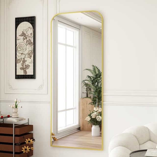 Thumbnail 1 de Koonmi Miroir cadre minimaliste 142 x 52 cm, miroir pleine longueur