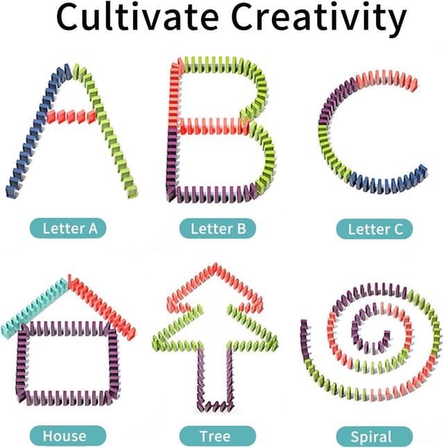 Thumbnail 3 de OBEST Treno del Domino 180 pezzi 🚂