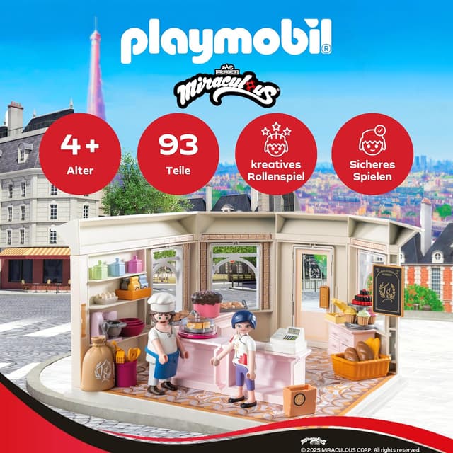 Thumbnail 1 de PLAYMOBIL Miraculous Bäckerei ab 4 Jahren
