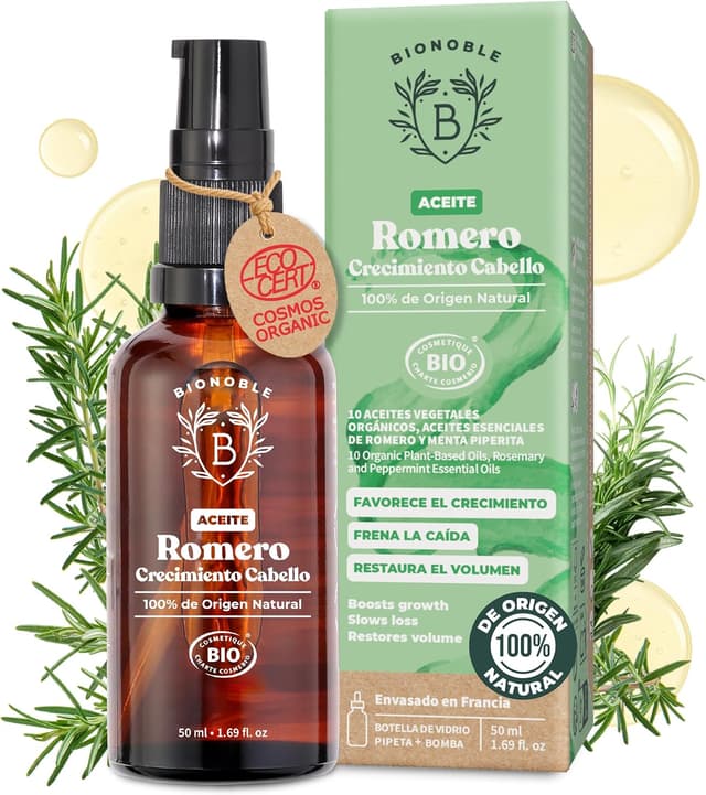 Detalle de BIONOBLE Aceite Romero Cabello 50 ml