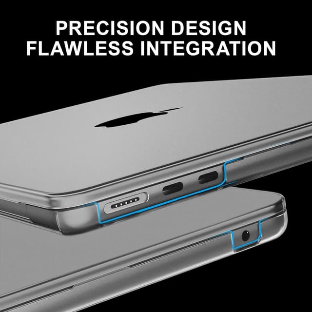 Detalle de GPXIIZ Schutzhülle für MacBook Air 13,6 Zoll (2022–2026) – ultradünne Hartschale, matt transparent