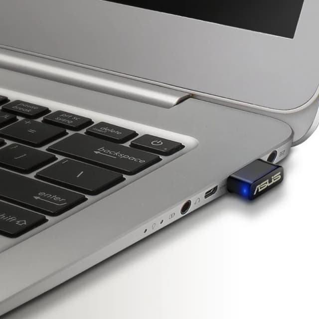 Detalle 1 de ASUS USB-AC53 Nano (USB WiFi AC1200) con MU-MIMO: adaptador inalámbrico USB de doble banda