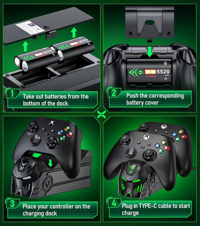 Thumbnail 5 de HASACOOL Controller Charging Dock 5520mWh batteries