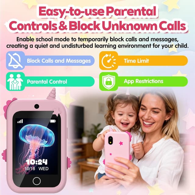 Thumbnail 5 de Téléphone Enfant 4G GPS Rose