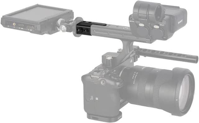 Detalle 2 de NICEYRIG XLR Handle Extension Rig for Sony FX3/FX30 (XLR handle extension, black)