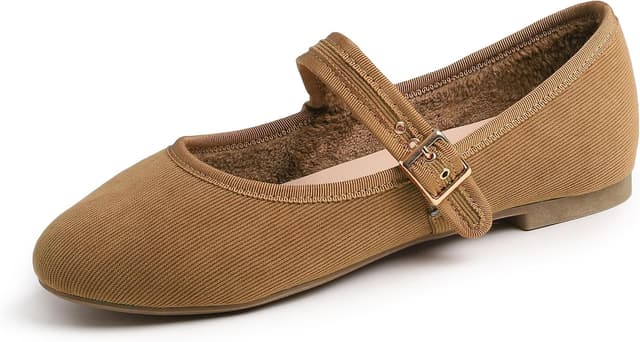 Detalle 2 de Feversole Mary Jane Halbschuhe mit 0,5 cm Absatz