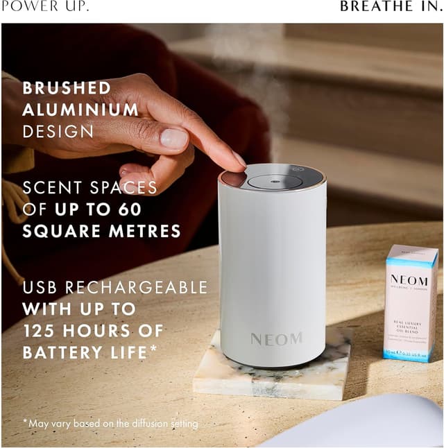 Detalle de NEOM Wellbeing Pod Mini+ diffuser 125 hours