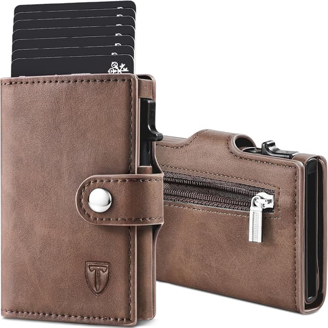 Imagen de TENBST Portafoglio Uomo Slim 8 carte 👛 en OfertitasTOP
