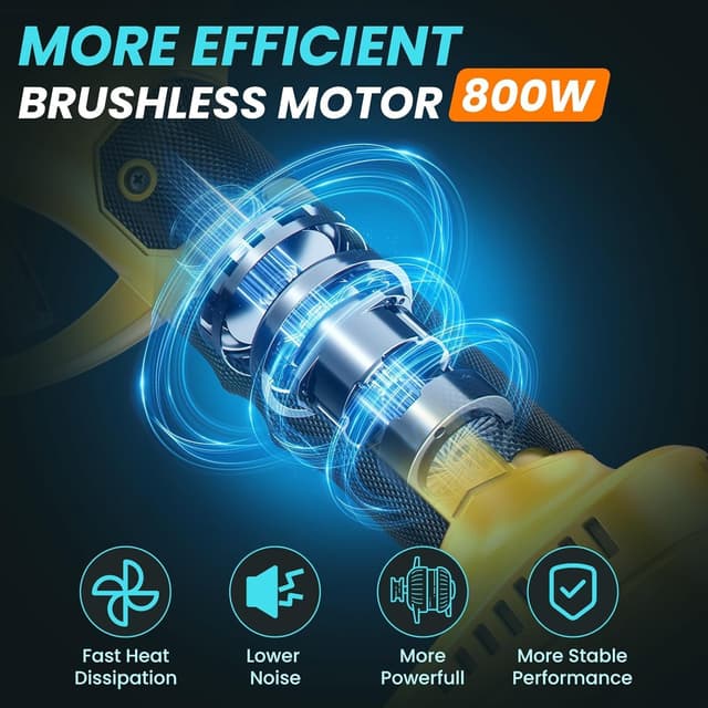 Detalle 2 de Forbici per potatura a batteria cordless con motore brushless 1.000 W e batterie 2×2Ah