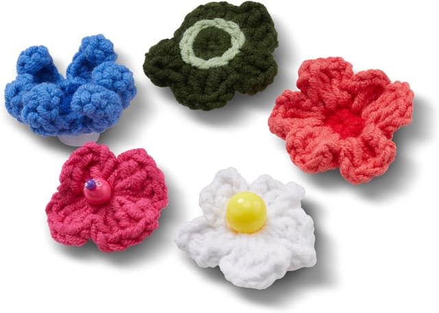 Detalle 2 de Crocs Crochet Floral Mix (5) – Breloques multicolores, taille unique