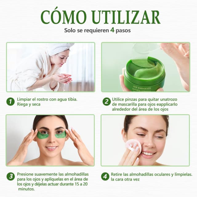 Thumbnail 5 de Eye Patches 60 Parches Ojos Colágeno