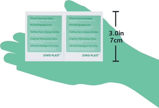 Thumbnail 5 de LEWIS-PLAST Toallitas Desinfectantes Antisépticas 🧴 100 Cajas