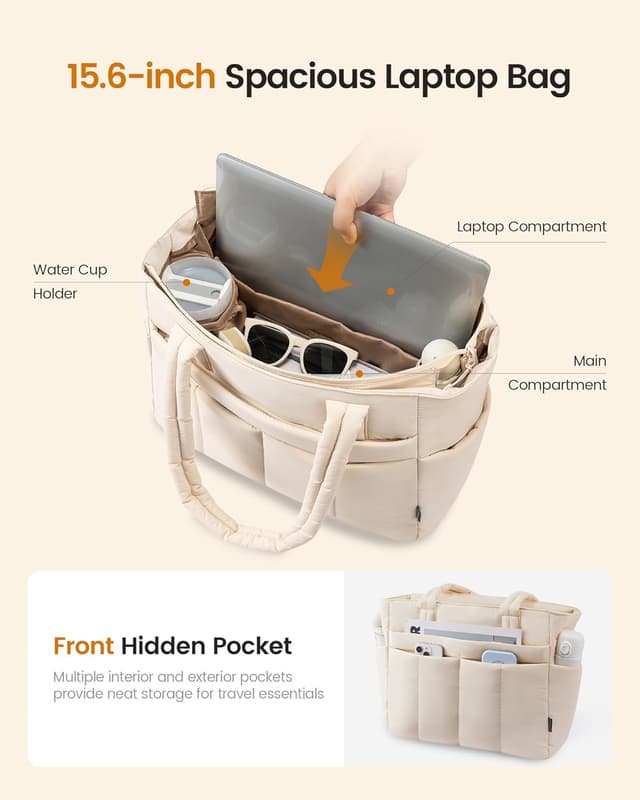 Detalle 2 de LOVEVOOK Tote Bag 40×15×33 cm