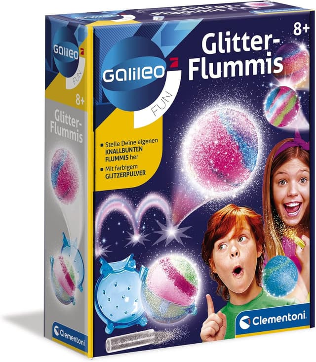 Detalle de Clementoni Galileo Fun 59032 Glitter Flummis Bälle