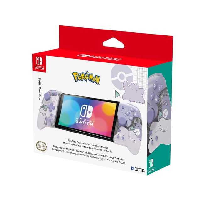 Detalle de Hori Split Pad Pro (Ditto) Ergonomic Controller for Nintendo Switch handheld mode (officially licensed)