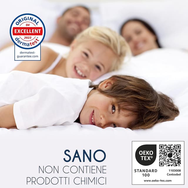 Detalle de Dreamzie coprimaterasso impermeabile 80x160 cm con elastici ai 4 angoli (OEKO-TEX)