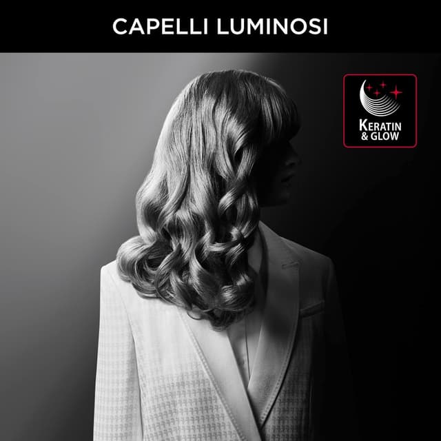 Detalle 2 de Rowenta x Karl Lagerfeld CF321L ferro arricciacapelli 25 mm con rivestimento Cheratina & Onde Ricci Naturali, 200°C