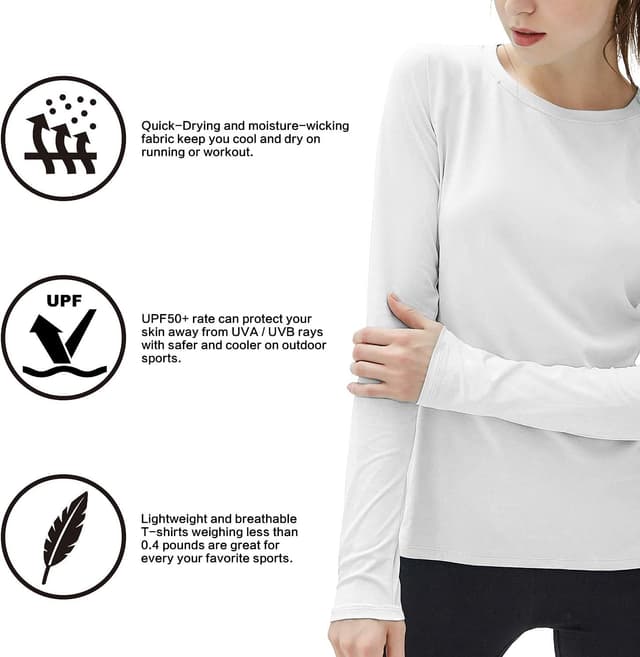 Detalle de isnowood UPF 50+ long sleeve sun shirt