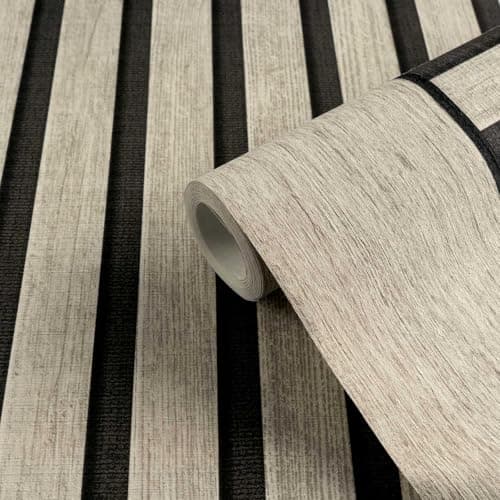 Detalle 1 de A.S. Création 399562 papel pintado madera gris 5,00 m 🖼