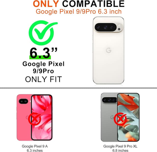 Thumbnail 1 de Pilaru Hülle Google Pixel 9/9 Pro Schwarz