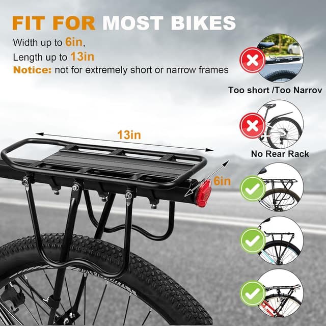 Thumbnail 6 de NDakter Bike Panniers 35L Waterproof Expandable Rear Rack Trunk Bags