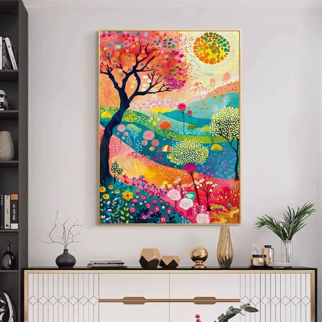 Detalle 2 de HUADADA Autumn Landscape 1000-piece jigsaw puzzle 🧩