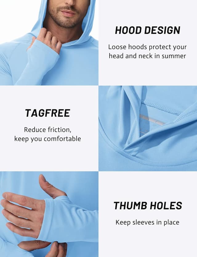 Thumbnail 5 de TACVASEN UV-Schutz Hoodie UPF 50+